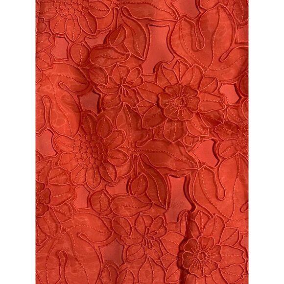 NWOT J. Crew Coral Lace Mini Skirt, Size 10 - Picture 3 of 9